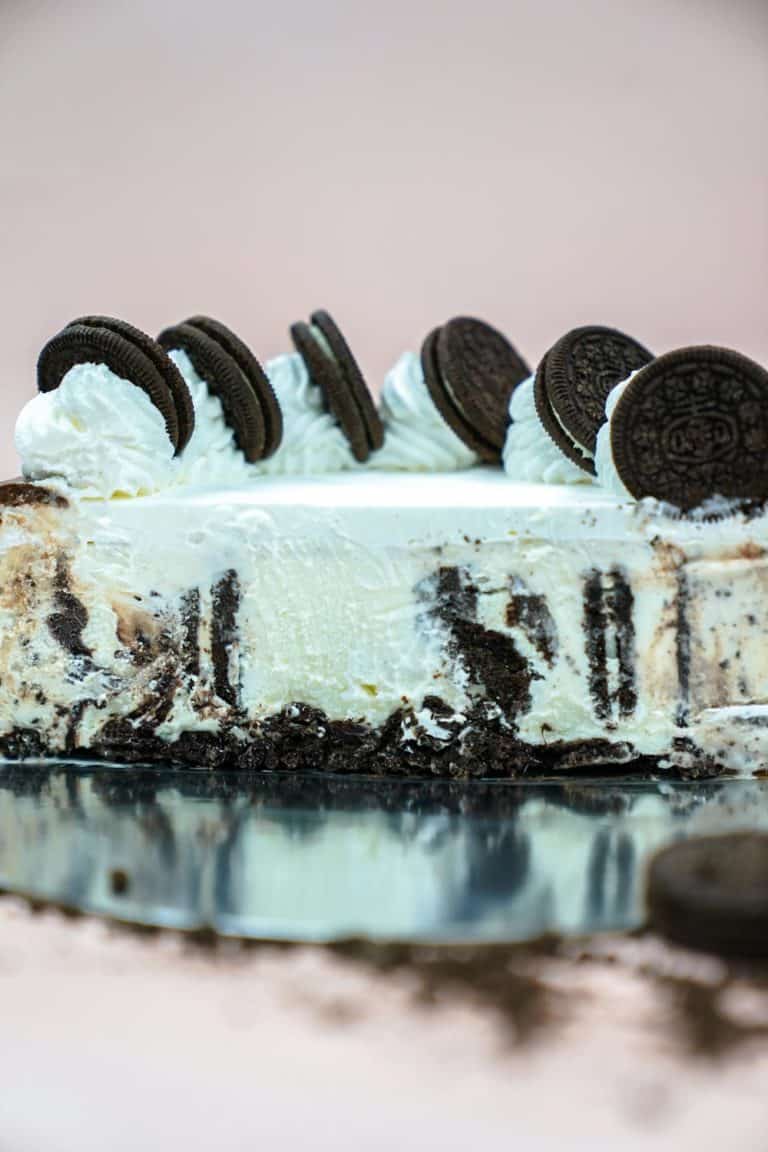 Sliced Cake with Icing and Oreos on Top — The Standard Market Company In Brisbane, QLD