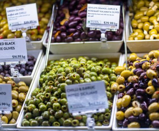 Varieties Of Olives At The Market — The Standard Market Company In Southport, QLD